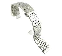 Correas de reloj de metal, correa de reloj de acero inoxidable de 12 mm, 14 mm, 16 mm, 18 mm, 19 mm, 20 mm, 21 mm y 22 mm, correa de acero inoxidable macizo, correa de repuesto con cierre a presión do