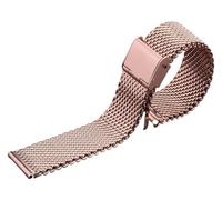 Correas de reloj de metal, correa de reloj de metal de liberación rápida sólida cepillada Correas de reloj Correa de reloj de acero inoxidable Malla 18 mm 20 mm 22 mm 24 mm Acero inoxidable Hombres Me