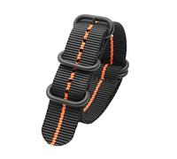 Correas de reloj de nailon clásico, correa de reloj de lona, 18 mm/20 mm/22 mm/24 mm, correa de reloj a rayas multicolor, correa de repuesto for reloj deportivo for hombre, correa de nailon con hebi