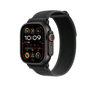 Correas de reloj de nailon compatibles con Apple Watch - Correas deportivas transpirables para iWatch Series 8/7/6/5/4/3/2/1/SE/Ultra Black L