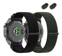 Correas de reloj de nailon de 20 mm compatibles con Garmin Fenix8/7S Pro/7S/6S Pro/6S/5S+/5S/Descent Mk2s/Mk3i43mm/Approach S70/epix Pro42mm