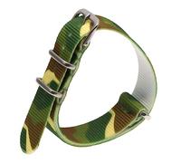 Correas de reloj de nailon de tela con hebilla de cinturón de bandas de 18-22 mm, Color 12, 20 mm
