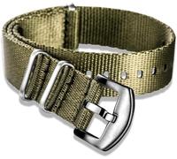 Correas De Reloj De Nylon Clásico, Correa De Reloj De Tela De Vela, Correa De Reloj De 18 Mm/20 Mm/22 Mm/24 Mm, Correa De Reloj De Nylon Gris De Una Pieza Reemplace Las Correas De Reloj con Cinturón D