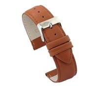 Correas de Reloj de Piel Vacuno Lisa básica 10mm 12mm 14mm 16mm 18mm 20mm 22mm 24mm 702 marrón 22mm