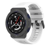 Correas de reloj de repuesto compatibles con Amazfit Active Edge, correa de silicona para reloj inteligente para mujeres y hombres (blanco)