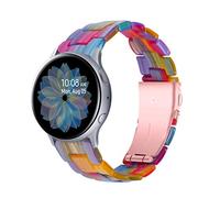 Correas de reloj de resina compatibles con Garmin Forerunner 55 70 158 165 170 245 645/Vivoactive 3 5 6/Venu/Approach S12 S40 S42 S44 S50, correa de repuesto de liberación rápida de 20 mm