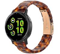 Correas de reloj de resina para Garmin Vivoactive 5/6/3/Forerunner 165/55/245/645, correa de repuesto de resina de 20 mm, correas ajustables para hombre y mujer