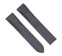 Correas de reloj de silicona de goma de 20 a 22 mm aptas for Omega Seamaster 300 speedmaster Correa apta for Seiko SKX Aqua Terra AT150 Moon Watch Band(No buckle-01,22mm)