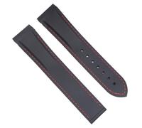 Correas de reloj de silicona de goma de 20 a 22 mm aptas for Omega Seamaster 300 speedmaster Correa apta for Seiko SKX Aqua Terra AT150 Moon Watch Band(No buckle,20mm)