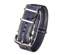 Correas de reloj Nylon clásico, Correa de reloj de lona, 18 mm / 20 mm / 22 mm / 24 mm Correa de reloj Correa de reloj de nailon Reemplazo de correa de reloj agradable for la piel Khaqi ( Color :