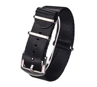 Correas de reloj Nylon clásico, Correa de reloj de lona, 18 mm / 20 mm / 22 mm / 24 mm Correa de reloj Correa de reloj de nailon Reemplazo de correa de reloj agradable for la piel Khaqi ( Color :