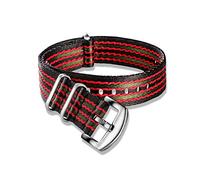 Correas de reloj Nylon clásico, Correa de reloj de lona, 18 mm / 20 mm / 22 mm / 24 mm Correa de reloj Correa de reloj de nailon Reemplazo de correa de reloj agradable for la piel Khaqi ( Color :