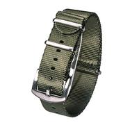 Correas de reloj Nylon clásico, Correa de reloj de lona, 18 mm / 20 mm / 22 mm / 24 mm Correa de reloj Correa de reloj de nailon Reemplazo de correa de reloj agradable for la piel Khaqi ( Color :