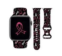 Correas de reloj para cαncer de mama compatibles con relojes de 38 mm, 40 mm, 41 mm y 42 mm para mujer. Regalos para la concientizaciσn sobre el