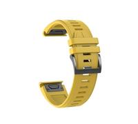 Correas De Reloj QuickFit Aptas For Garmin Descent G1 Solar/Epix Gen 2/Instinct 2/Forerunner 945/Approach S62 S60 Correa De Silicona(Yellow,QuickFit 26mm)