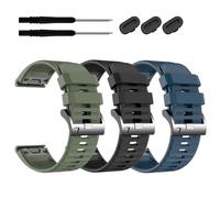 Correas de reloj Quickfit de 22 mm para Tactix 8/Fenix 8 Pro 47mm/7 Pro/6 Pro/5 Plus/quatix 8 47mm/7 Pro/7/6, correa deportiva de silicona compatible con Garmin Fenix E/Descent G2/G1 Solar/Forerunner