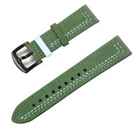 Correas de reloj vintage de cuero genuino for hombre y mujer, de 22/20 mm, compatibles con Samsung, Garmin y Huawei.(Philip 28,20mm)