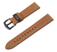 Correas de reloj vintage de cuero genuino for hombre y mujer, de 22/20 mm, compatibles con Samsung, Garmin y Huawei.(Philip 10,22mm)