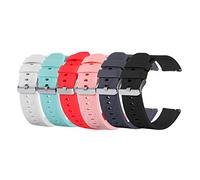 Correas de repuesto compatibles con Amazfit Stratos 3, correa de silicona suave, accesorios para reloj inteligente Amazfit Stratos 3 (6 piezas)