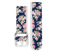 Correas de repuesto compatibles con el reloj inteligente 3Plus Vibe Plus, elegante patrón floral, impermeable, transpirable y cómoda correa para mujer, pulsera ajustable para 3Plus Vibe Plus/Vibe+