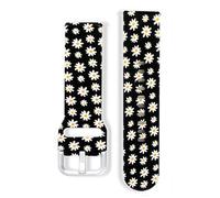 Correas de repuesto compatibles con el reloj inteligente 3Plus Vibe Plus, elegante patrón floral, impermeable, transpirable y cómoda correa para mujer, pulsera ajustable para 3Plus Vibe Plus/Vibe+