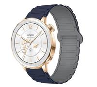 Correas de Repuesto Compatibles con OPPO Watch X2 Mini/ X2/X/2/SE,para Oneplus Watch 3/2/2R-Cinturón de Silicona Suave con Cierre Magnético,Banda Deportiva Unisex para Mujeres y Hombres (Azul, 22mm)