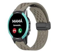 Correas de Repuesto Compatibles con SaveFamily Reloj Inteligente - Banda de Silicona Transpirable, Ajustable y Cómoda - Compatible con SaveFamily Slim 4G/SaveFamily Enjoy 18mm Correas (Marrón)