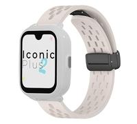 Correas de Repuesto Compatibles con SaveFamily SmartWatch-Banda de Silicona Transpirable, Ajustable y Cómoda-Compatible con SaveFamily Iconic Plus 2/Senior/SaveWatch Plus 4G 20mm Correas (Blanco)
