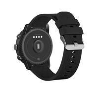 Correas de repuesto compatibles con Umidigi Uwatch 2S/Urun S, correa deportiva de silicona TenCloud para Umidigi Urun S/Uwatch 2S/Uwatch 3S/Urun/Uwatch2/Uwatch Smartwatch (negro)