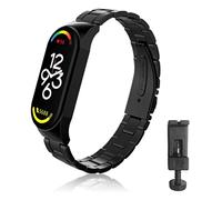 Correas de repuesto compatibles Mi Band 7 Band Metal Acero Inoxidable Pulseras Deportivas Correa de Articulación Mujeres Hombres