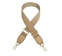 Correas De Repuesto Para Bolso 2 Pcs Bag Chain Webbing With Pu Straps Handbag Belt Replacement Women Accessories Belts Wide Shoulder Strap(Khaki)