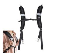 Correas de Repuesto para Mochila: Correas Acolchadas de 7 a 45 cm, Tela de Buceo Impermeable antisuciedad con Ganchos de Metal, cómoda Correa Universal para Bolsas de Deporte al Aire