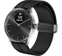 Correas de Respirable Silicona Compatible con Withings Smartwatch 18mm/20mm Correas,Correa Deportivas Suave de Repuesto para Mujeres y Hombres (Negro, 20mm)