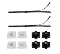 Correas de seguridad para TV, anclajes resistentes a prueba de niños, correas antivuelco para TV sin taladro, con soporte Vesa, correas antivuelco de seguridad resistentes para TV, protección de