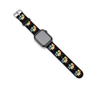 Correas de silicona de repuesto para reloj Happy Birthday Daddy, compatibles con Apple Watch, 42mm/44mm, Acero inoxidable, Amatista