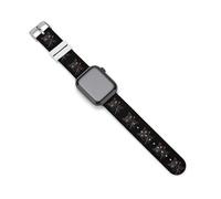 Correas de silicona de repuesto para reloj japonés Samurai Ninja Cat compatibles con Apple Watch, 42mm/44mm, Acero inoxidable, Amatista