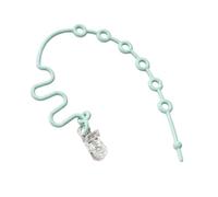 Correas de silicona para juguetes, arnés de mordedor seguro de silicona ajustable, correas de clip para chupete de cochecito, para asiento de coche, bolsas de viaje, mordedor de botella y chupete