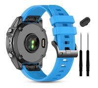 Correas de silicona Quickfit de 22 mm para Garmin Tactix 8/Fenix 8 AMOLED-47mm/7 Pro/7/6/6 Pro/5/5 Plus, compatible con Fenix E/Descent G2/G1 Solar/Forerunner 965/955/945/Approach S70 47mm/S62