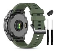 Correas de silicona Quickfit de 22 mm para Garmin Tactix 8/Fenix 8 AMOLED-47mm/7 Pro/7/6/6 Pro/5/5 Plus, compatible con Fenix E/Descent G2/G1 Solar/Forerunner 965/955/945/Approach S70 47mm/S62