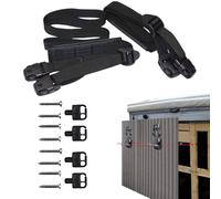 - Correas de sujeción - Correa de Acero Inoxidable Resistente y Ajustable de 16 a 116 Pulgadas, Polipropileno, Correas de Cierre SPA | Accesorios Resistentes al Viento para spas, y Piscinas