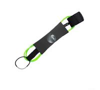 Correas de tabla de surf de 7 mm de grosor para correa de tobillo de TPU con bolsillo oculto y pestaña de liberación rápida para tablas de remo de pie, 6 pies, color rojo (6 pies, verde)