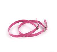 Correas de tobillo ajustables para zapatos de tacón, piel sintética, hebilla de metal reforzada, envoltura segura, antideslizante, ajuste personalizado, varios colores, se adapta a todos los tamaños