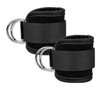 Correas de tobillo bandas de resistencia de tobillo puños de muñeca correas acolchadas ajustables fitness glúteos Kickback anillo en D para máquina de cable gimnasio pie pierna entrenamiento soporte