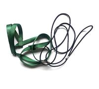 Correas de tracción para loros para actividades al aire libre, correa de arnés para pájaros, ajustable, antimordeduras, cuerda de entrenamiento para mascotas, para cachorros, cuerda de paja, nido