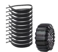 Correas de tracción para neumáticos - 10 piezas Accesorios de recuperación de carretera reutilizables antideslizantes, de soporte de neumáticos de emergencia Snow Grip Diseño | Para coche Van