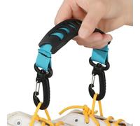 Correas de transporte ligeras y fuertes, perfectas para patinaje en línea y sobre hielo, ideal para entrenamiento y actividades al aire libre (azul)