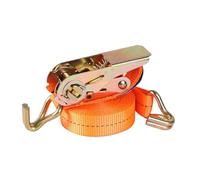 Correas de trinquete de amarre | Correas de trinquete resistentes con ganchos en J - Correa de tensión ajustable para furgoneta, remolque, carga, motocicleta, seguridad de carga