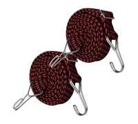 Correas de trinquete para amarre, Correas De Cuerda Elástica Con Ganchos Multicolor 0,5-5m Paquete 1,2,3(2pcs Red,5m)