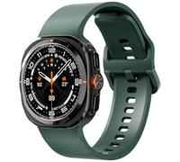 Correas de un solo clic compatibles con Samsung Galaxy Watch Ultra 47mm/7/6/5/4/FE 40mm 44mm, Galaxy Watch 6 Classic 43mm 47mm, correa deportiva de silicona suave sin huecos para Watch 4 42mm 46mm