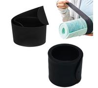 Correas de yoga no deslizantes, portátiles de silicona enrollables, 50 x 5 cm, para pilates, entrenamientos en interiores y actividades al aire libre y para el compromiso de la aptitud al aire libre